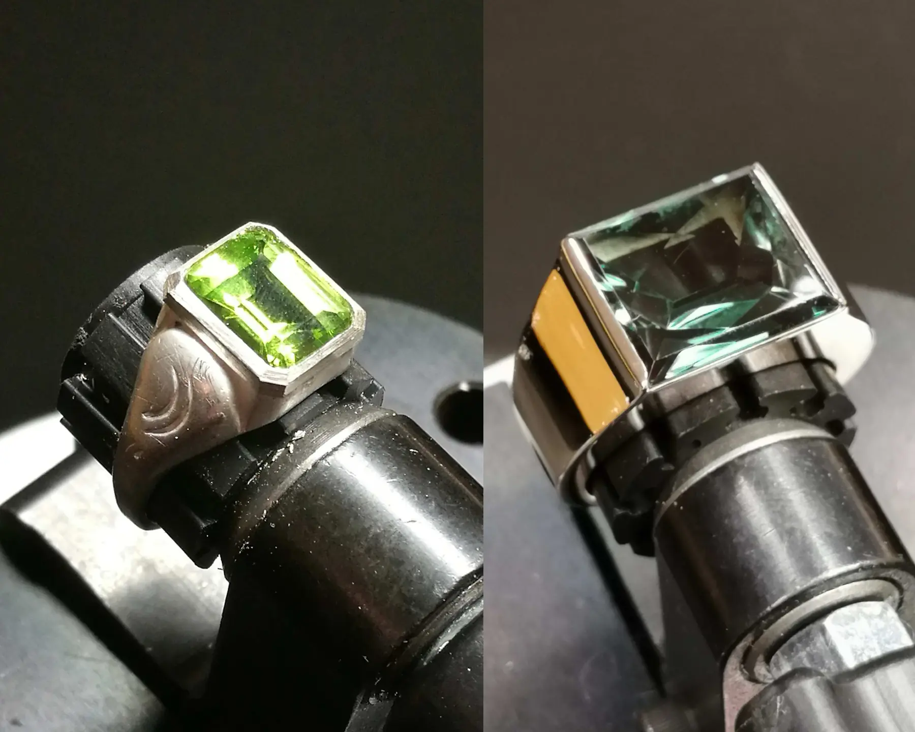 Neu gestalteter Ring nach einer Schmuckumarbeitung
